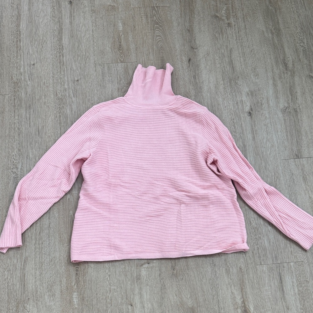 Pink Turtleneck Sweater